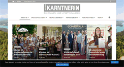 Desktop Screenshot of kaerntnerin.at