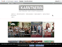 Tablet Screenshot of kaerntnerin.at